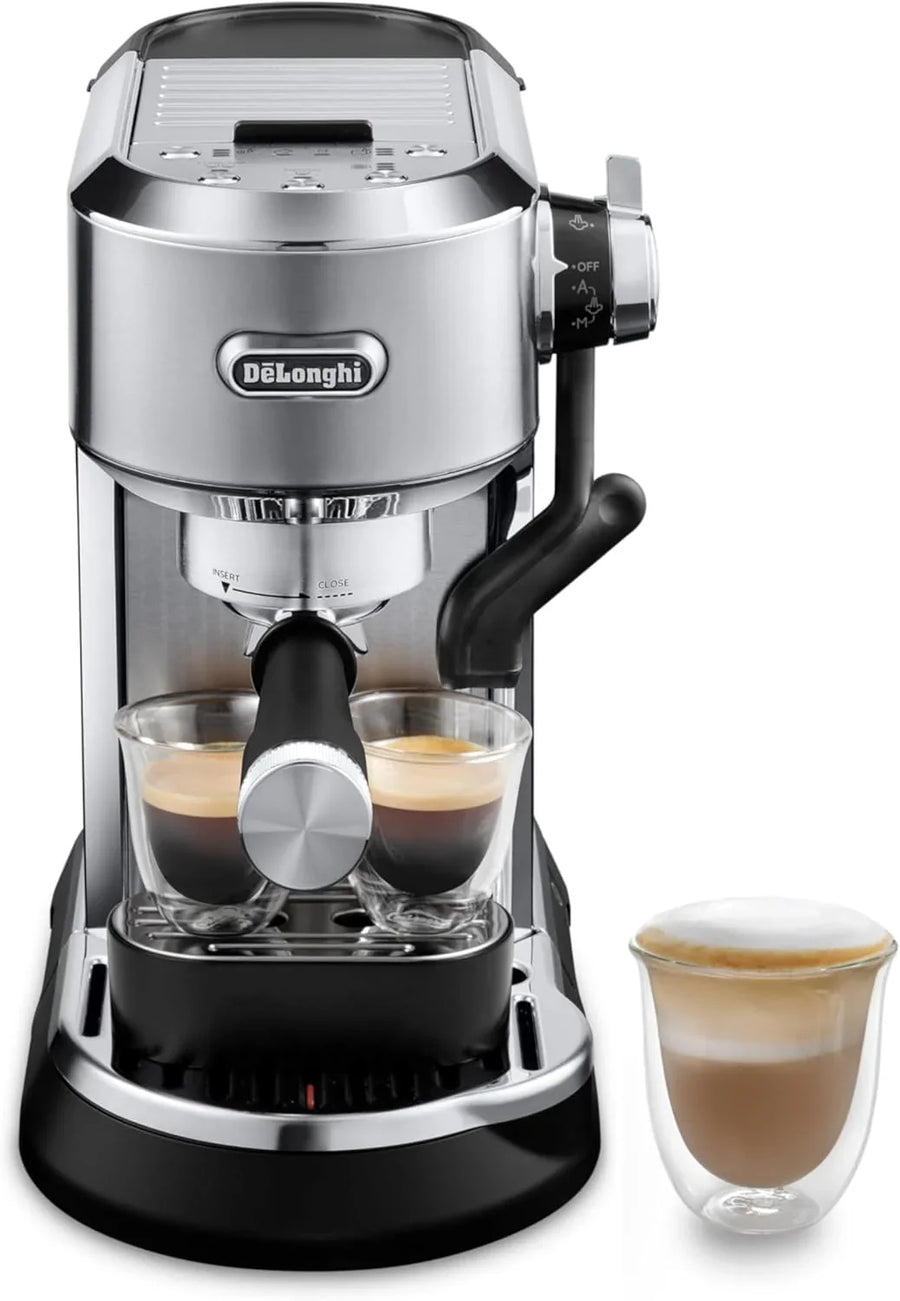 De'Longhi Classic Espresso Machine with Milk Frother, 15-Bar Pump & Temperature Control