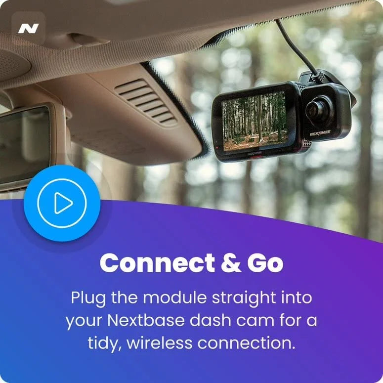 Nextbase 222X Compact Dual Dash Cam Front & Rear 2.5" HD IPS Screen, 1080p Full HD, 6 Layer Lens, Black, 0.17 lbs assembled.