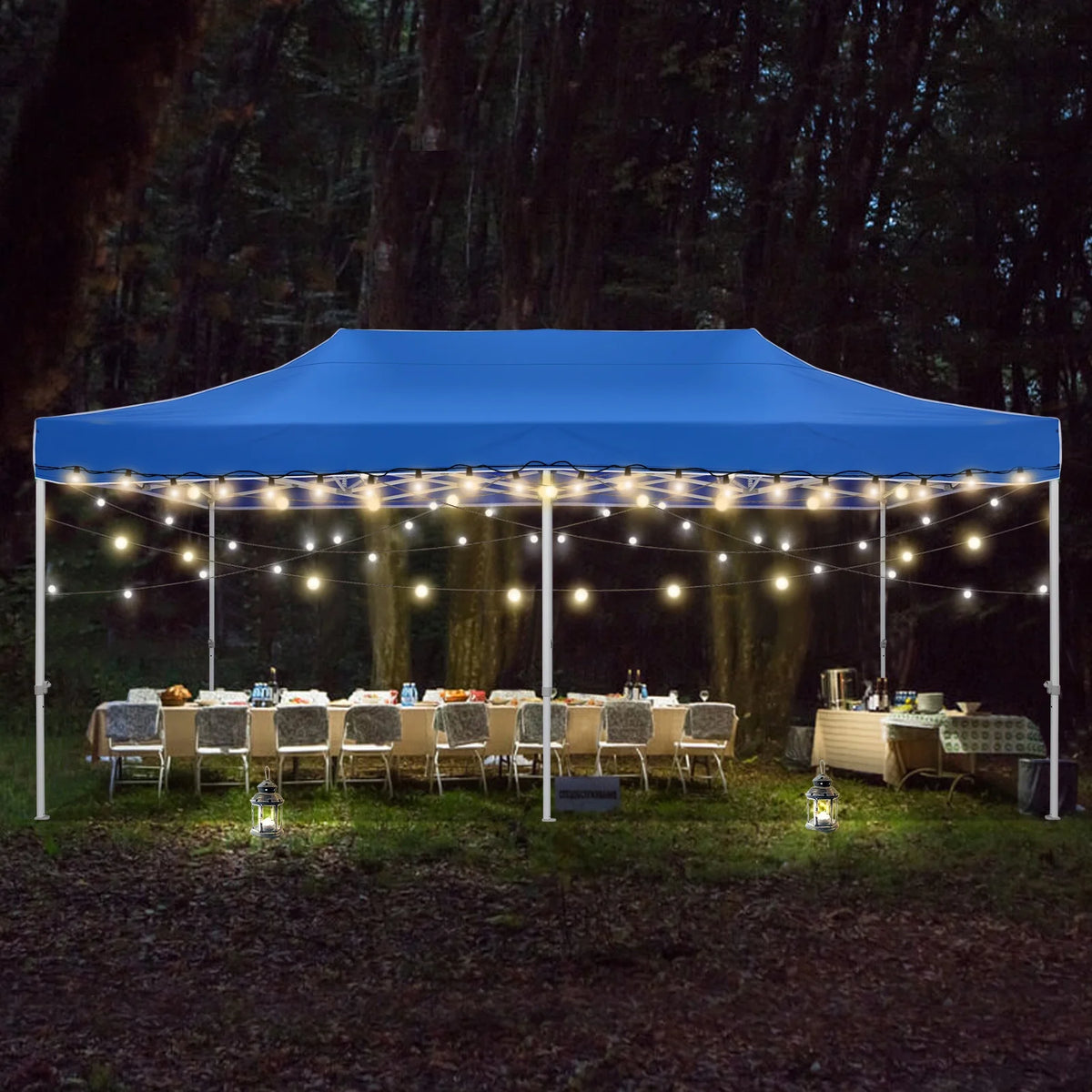 HOTEEL 10x15 Heavy Duty Canopy Tent ,Pop up Canopy for Parties Wedding,Commercial Easy up Gazebo with Roller Bag,UV 50+ &,White