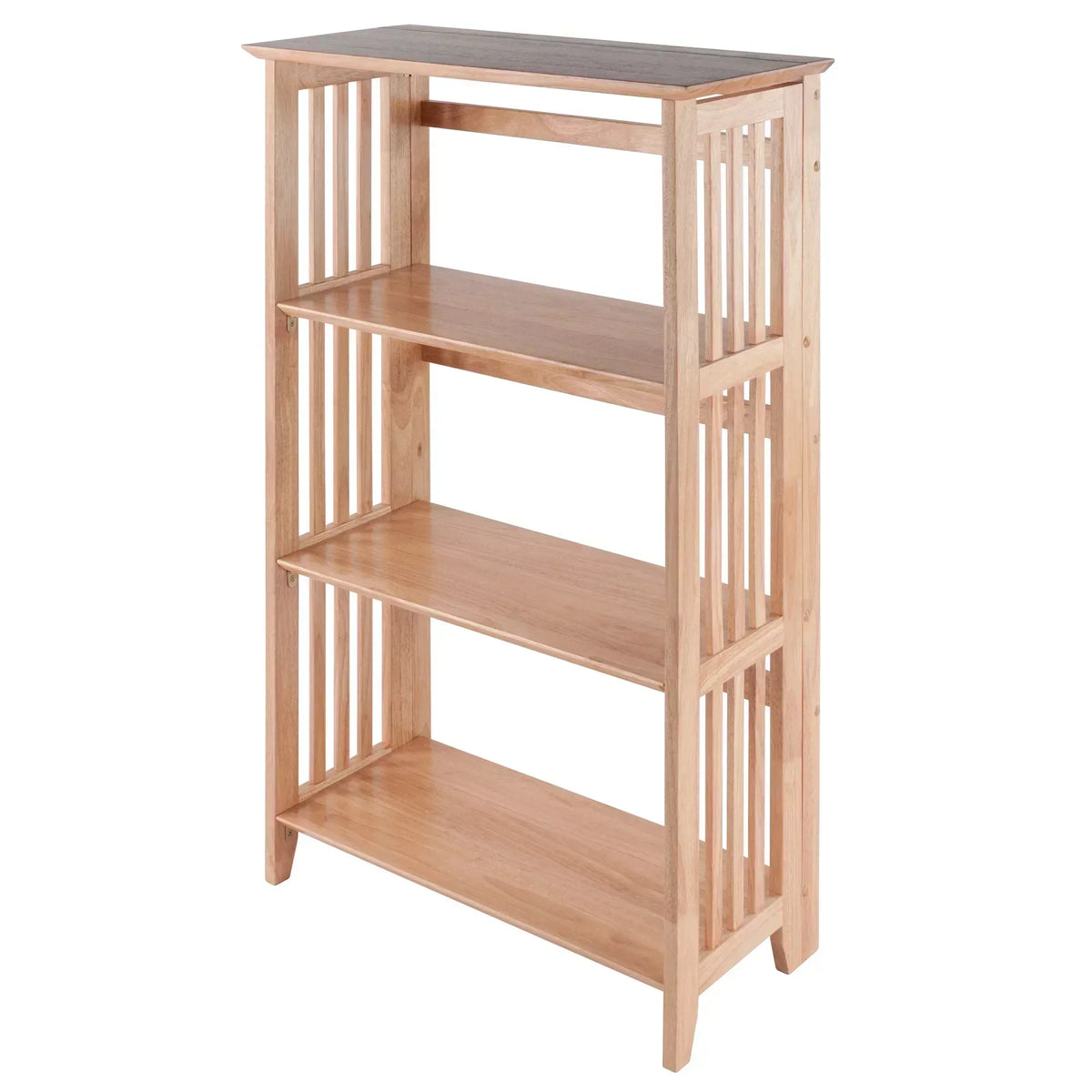 3-Section Foldable Shelf, Natural Finish