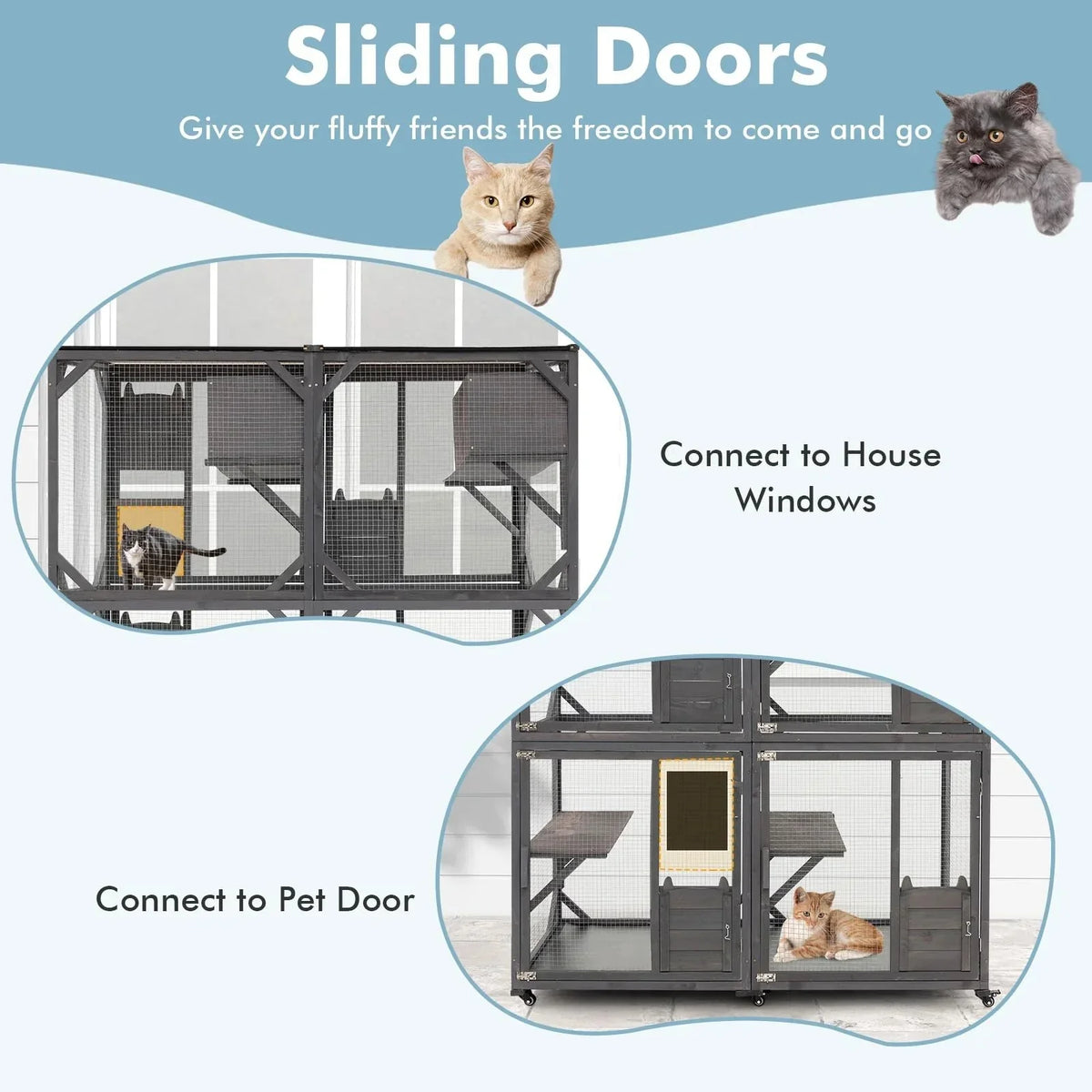 Catio Outdoor Cat Enclosure Large