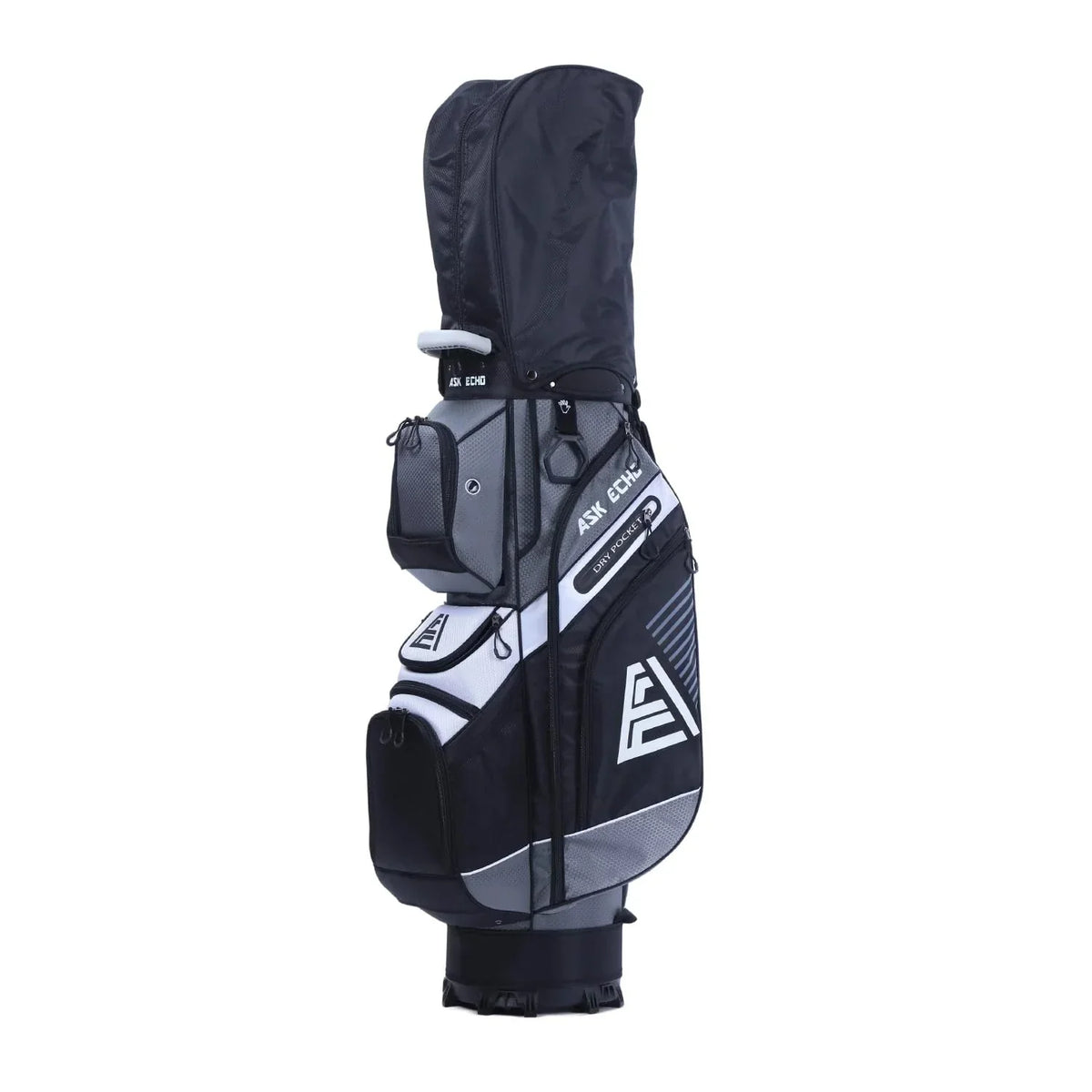 ASK ECHO T-Lock Golf Cart Bag with Handles and Rain Cover