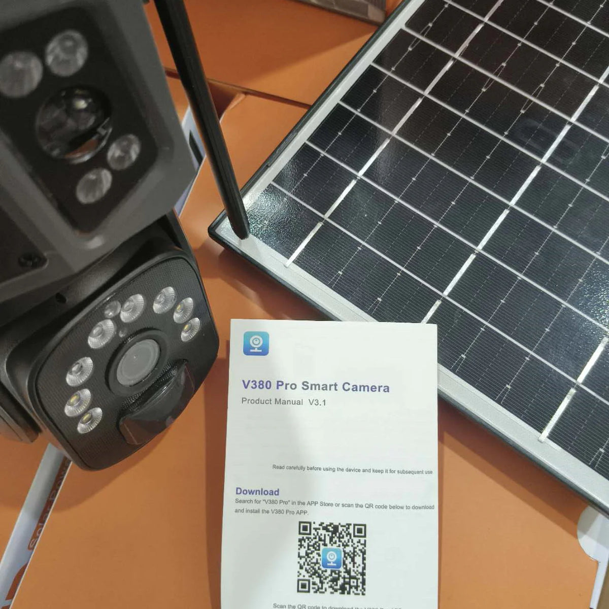 V41 4G 8MP Outdoor Solar Security Camera