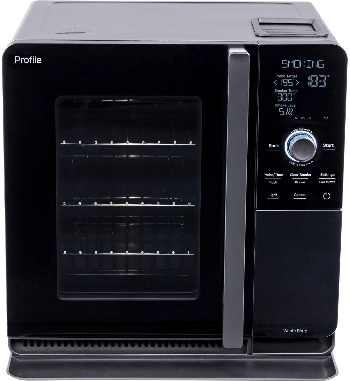 2025 GE Profile – Smart Indoor Smoker – Black