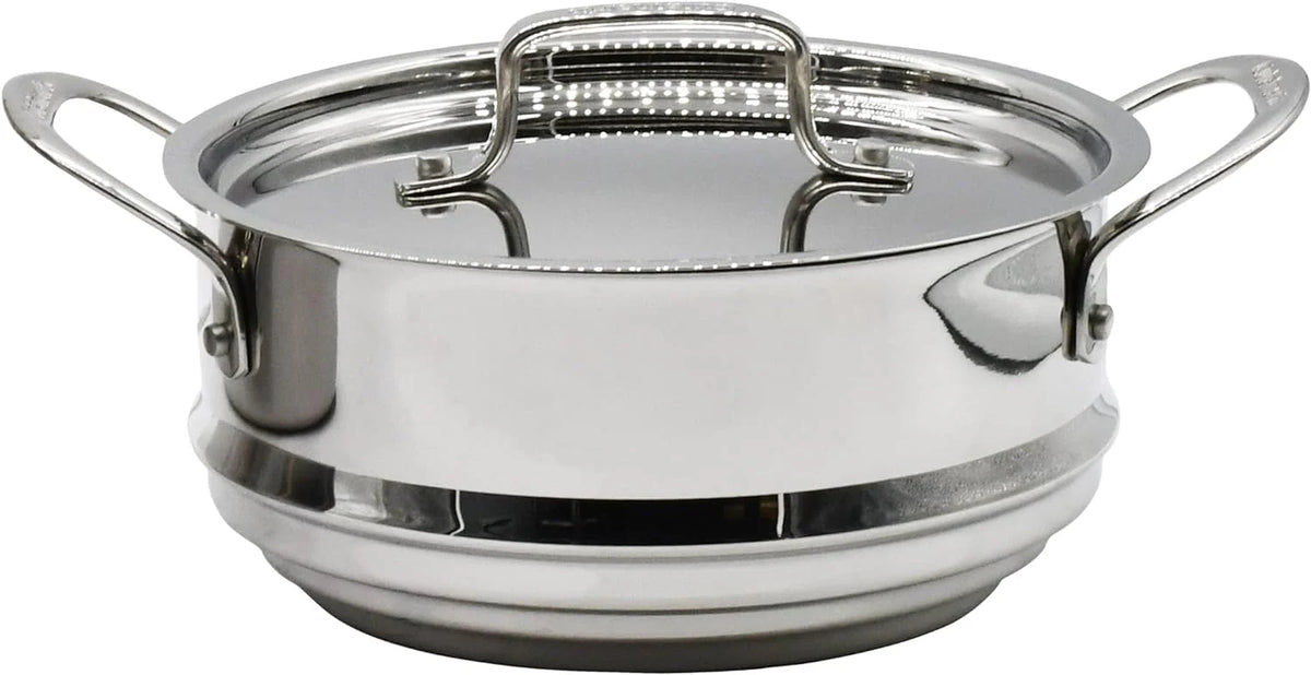 MultiClad Pro Stainless-Steel Cookware 13-Piece Cookware Set, Silver