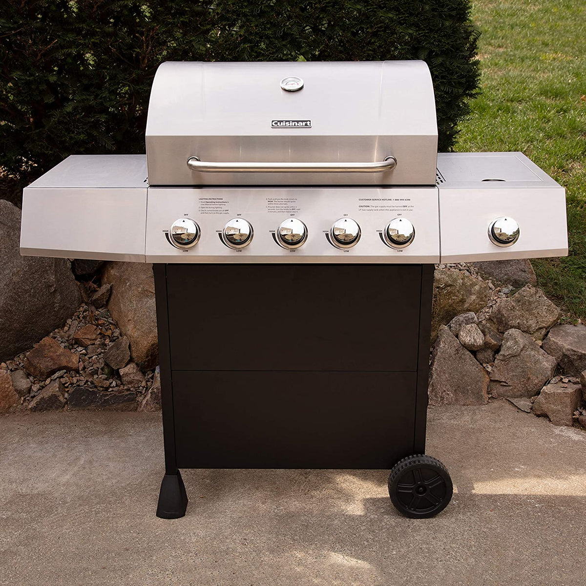 Cuisinart CGG-8500 Side Five Burner Gas Grill