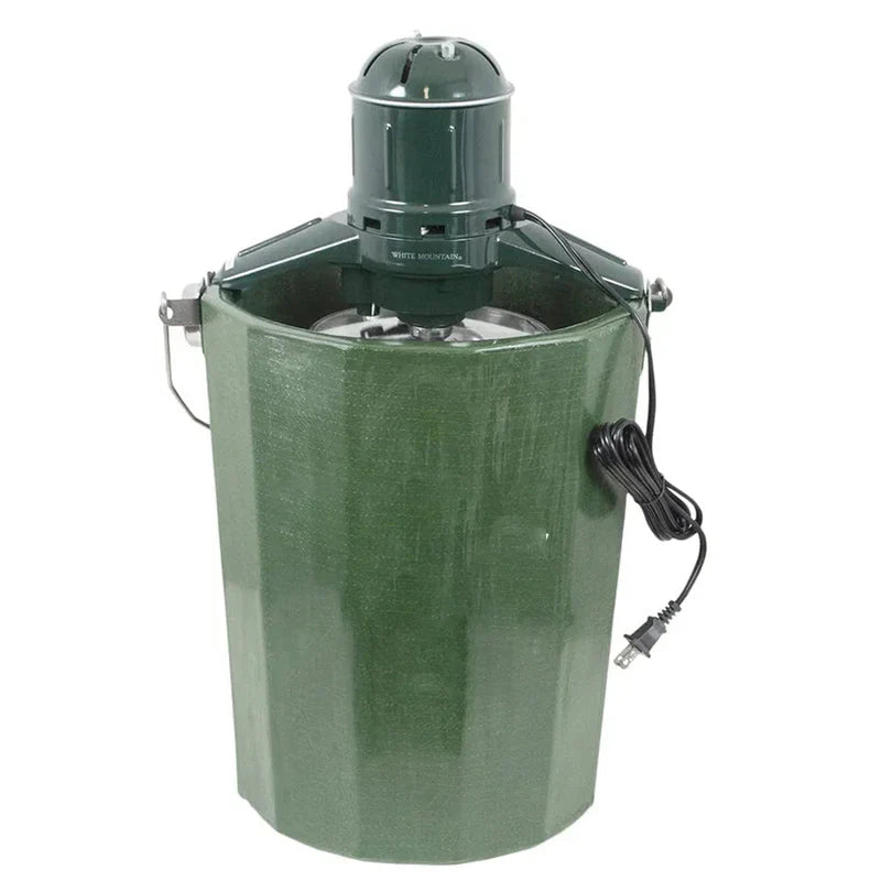 Old Fashioned Ice Cream Maker w/Motor