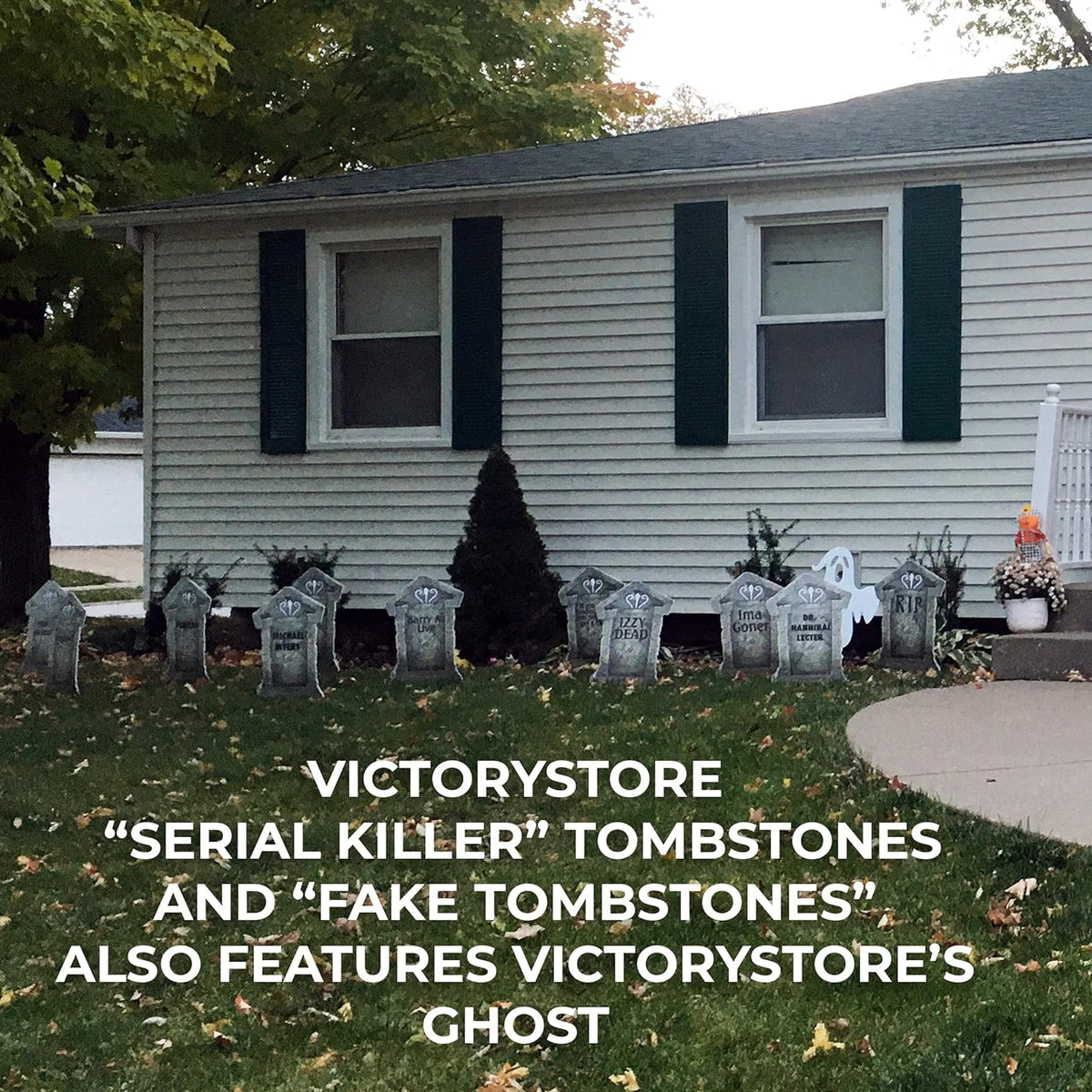 12 Halloween Tombstones for Halloween Cemetery