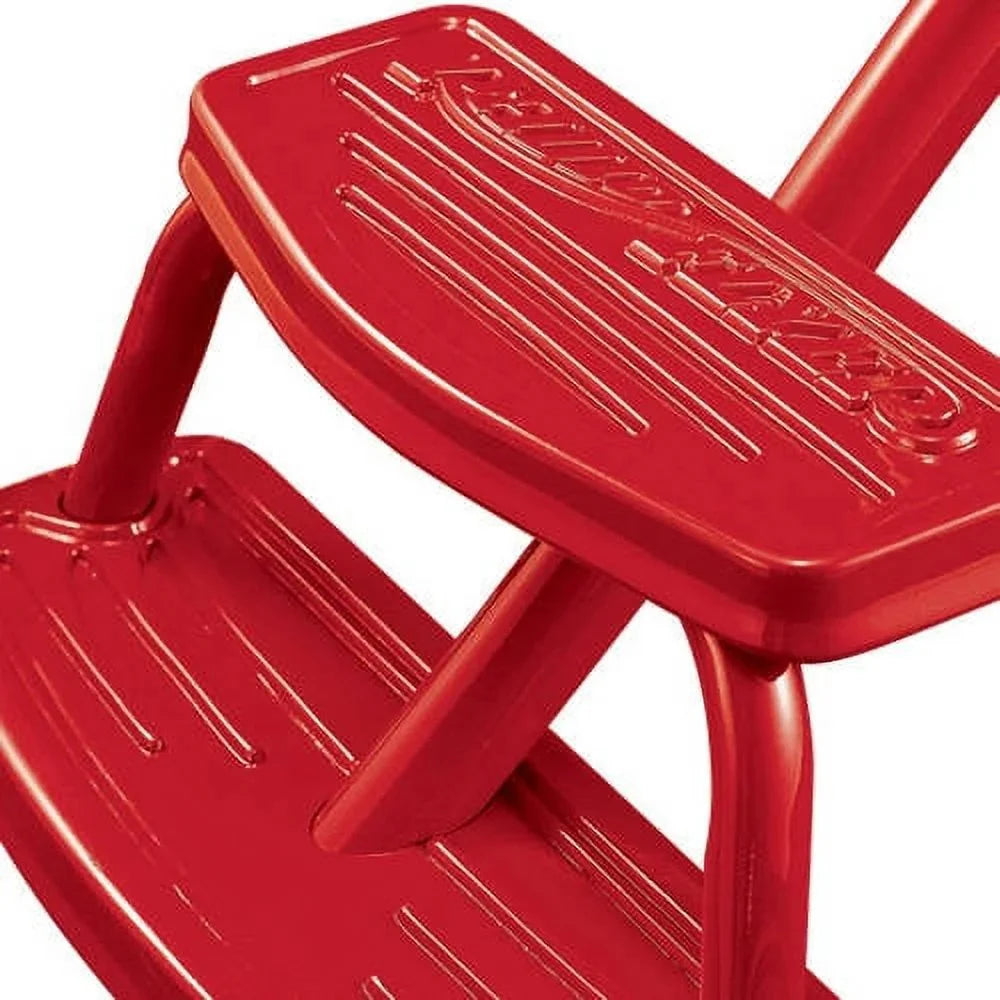 Radio Flyer, Classic Red Dual Deck Tricycle, 12′′ Front Wheel, Red, Kids Ages 2.5 – 5 Years