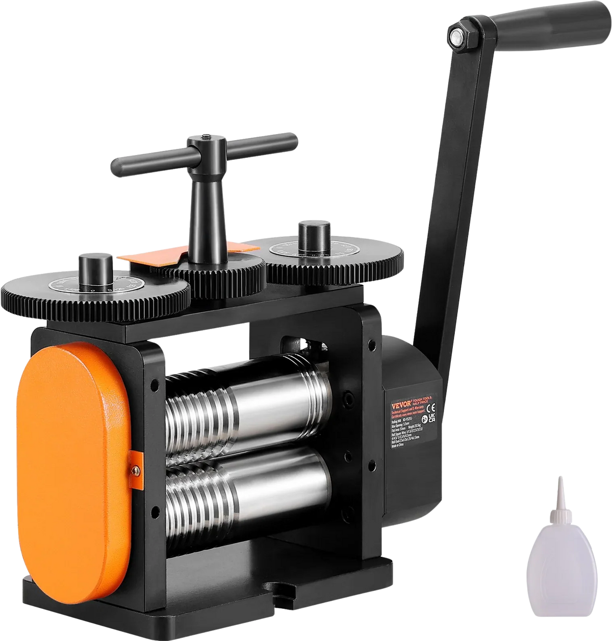 Vevor Rolling Mill Jewelry Machine 3-in-1 Multi-Function 57mm Max Width New