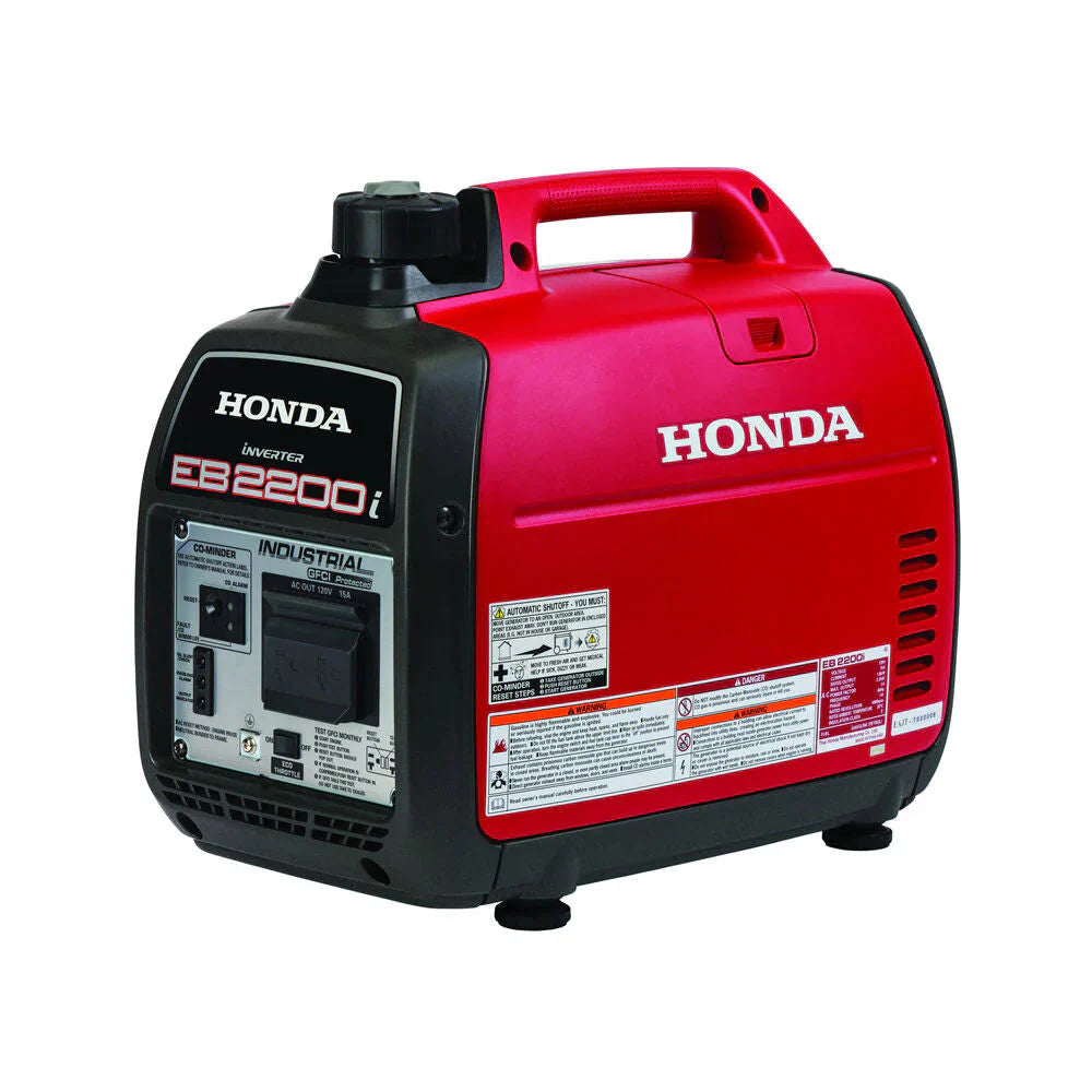 Industrial Generator Gas 121cc 2200W with CO Minder EB2200ITAN from Honda
