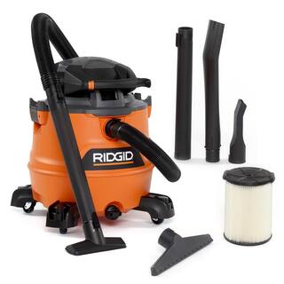16 Gallon 6.5 Peak HP NXT WetDry Shop Vacuum with Detachable Blower Filter Locking Hose and Accessories HD1600