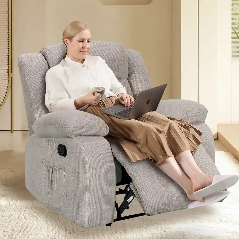 Super Comfortable Standard Size Heating and Massage Recliner Chair