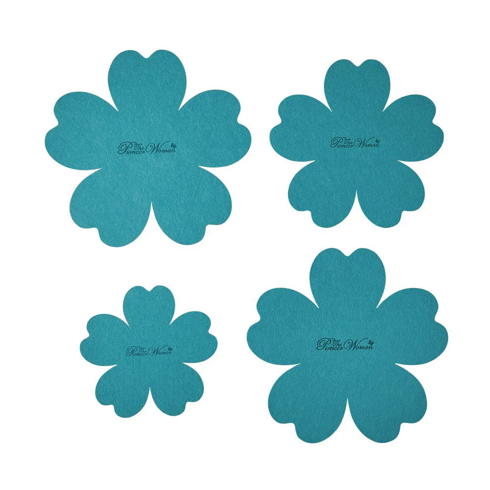 The Pioneer Woman Brilliant Blooms 38-Piece Cookware Set, Teal – Complete Kitchen Solution with Floral Design