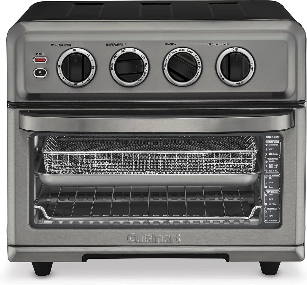 Cuisinart Air Fryer Toaster Oven, 1800W, 8-in-1 with Air Fry, Convection, Broil & Warm