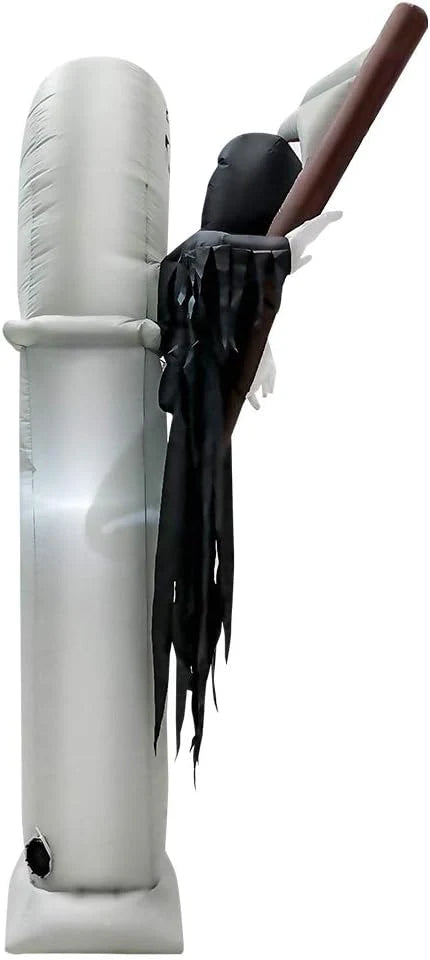 Halloween Inflatable Grim Reaper's Arch, 7.8 ft.