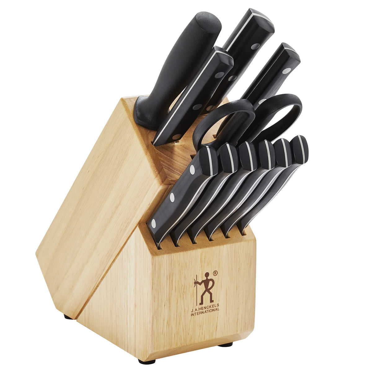 Henckels Dynamic 12-Piece Knife Block Set - Natural