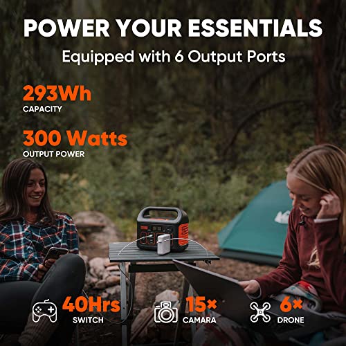 Jackery Portable Power Station Explorer 300, 293Wh Backup Lithium Battery, 110V/300W