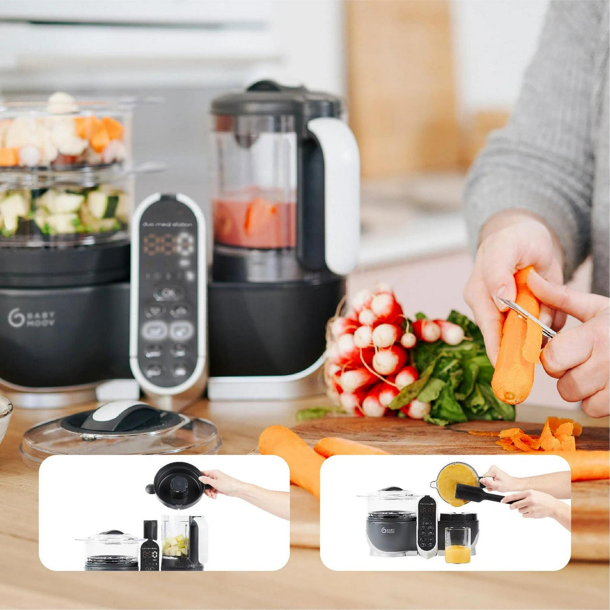 Babymoov Duo Meal Station 6-in-1 multi-purpose baby food processor