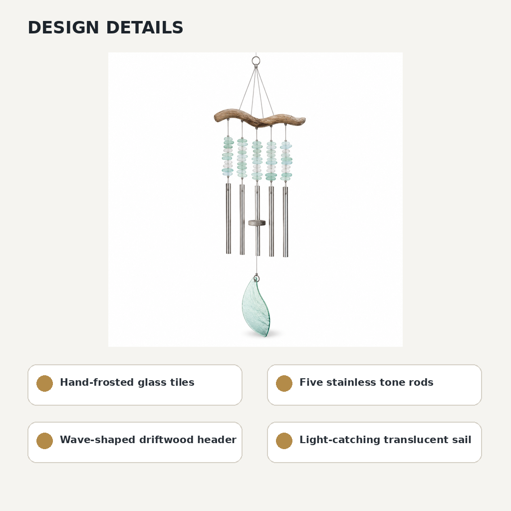 Sea Glass Current Chime