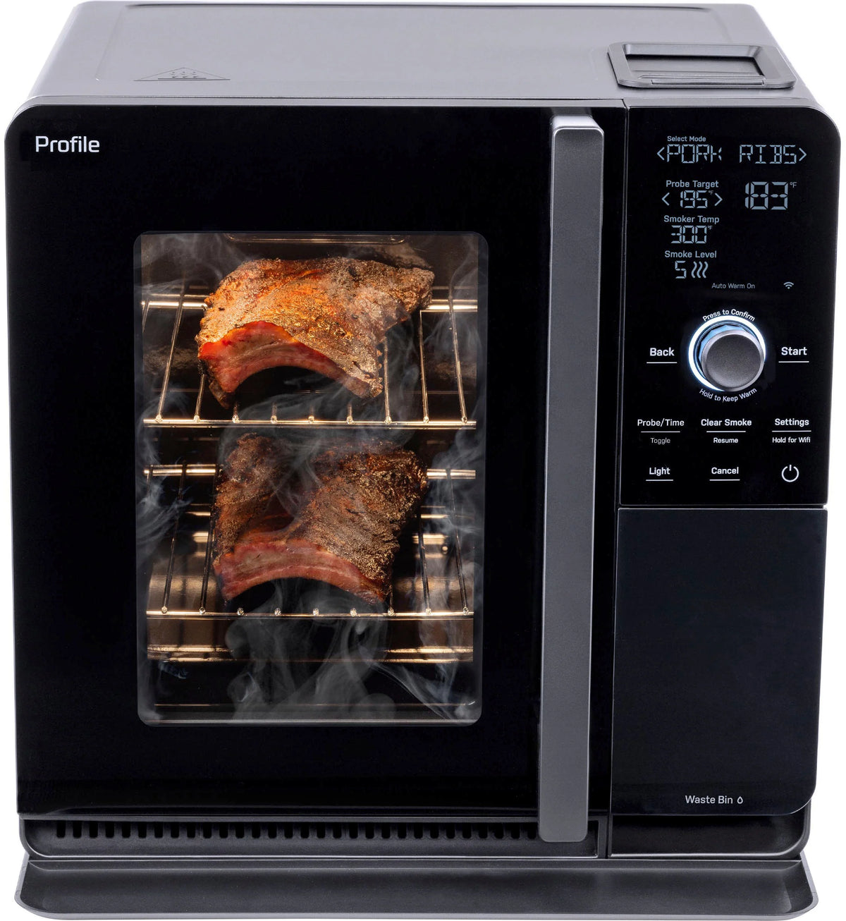 2025 GE Profile – Smart Indoor Smoker – Black