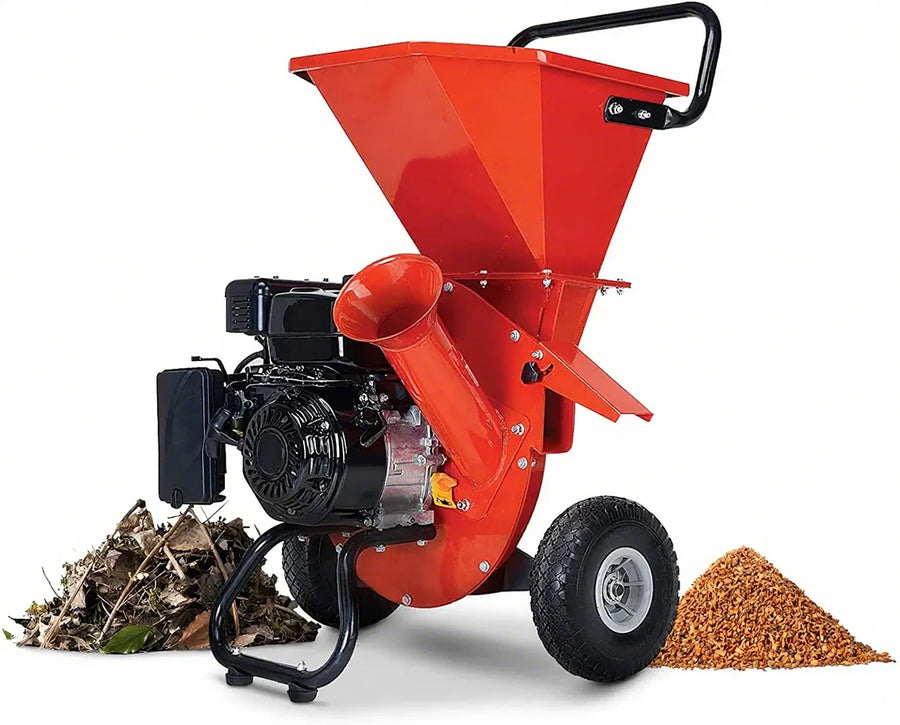 Wood Chipper Shredder Mulcher Heavy Duty Gas Powered