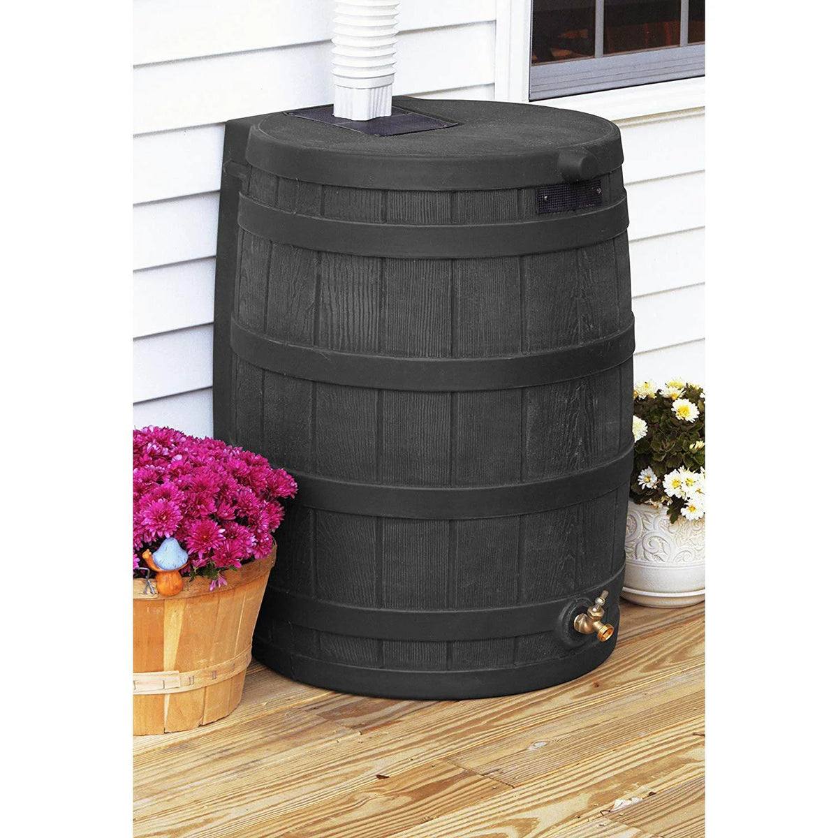 Good Ideas Rain Wizard Rain Storage Collection Rain Barrel 50-Gallon