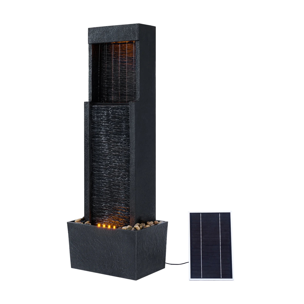 Teamson Home 37.99" Athena Outdoor Solar Powered Water Fountain