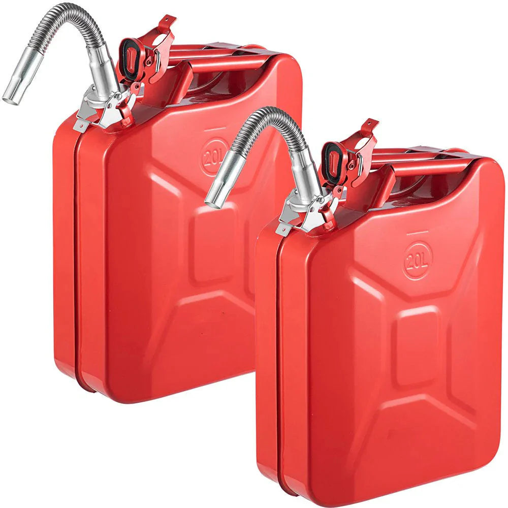 VEVOR Jerry Fuel Can with Flexible Spout System, 5.3 Gallon/20 L