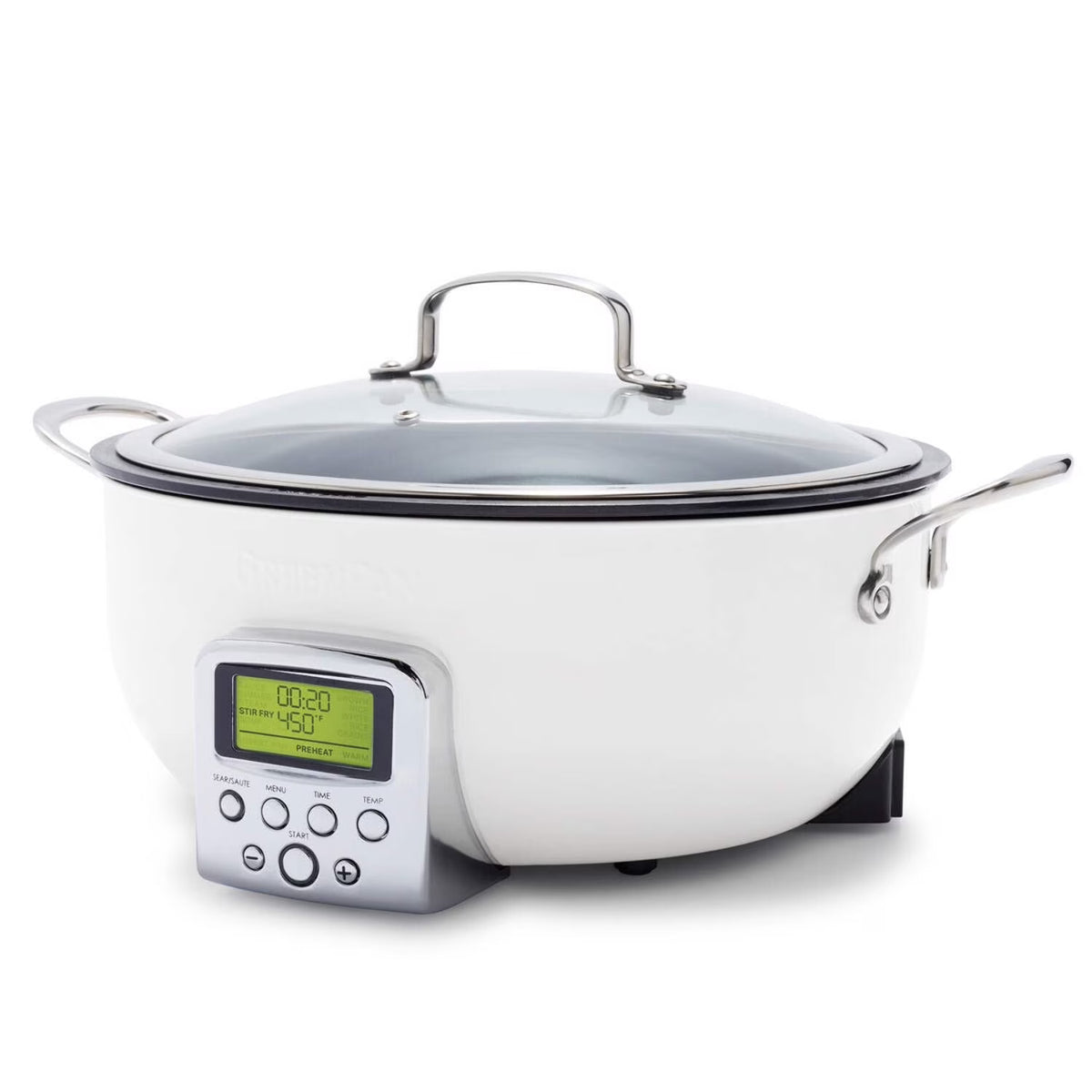 GreenPan Elite 6-Quart Essential Smart Skillet | Black