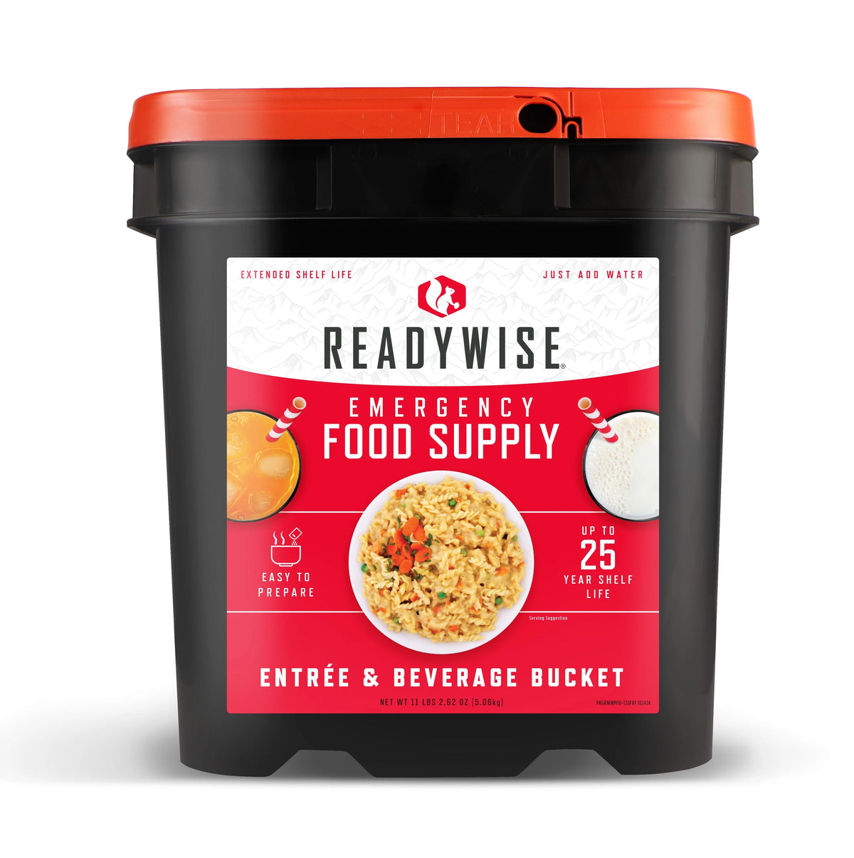 ReadyWise Emergency Food Supply, 120 Serving Entree and Beverage