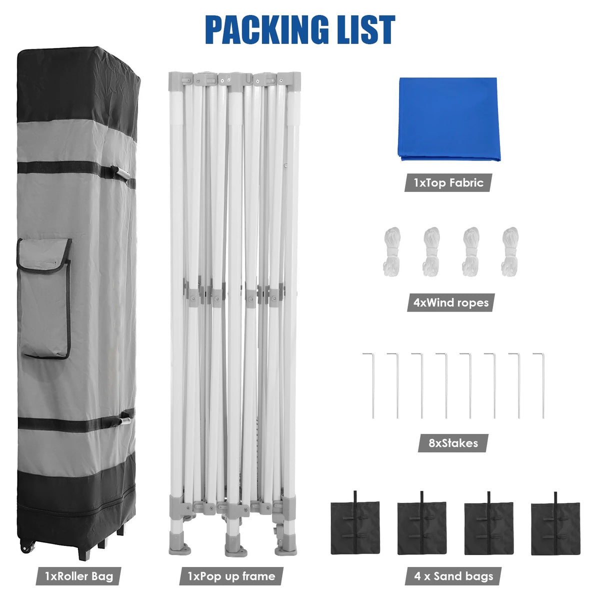 HOTEEL 10x15 Heavy Duty Canopy Tent ,Pop up Canopy for Parties Wedding,Commercial Easy up Gazebo with Roller Bag,UV 50+ &,White