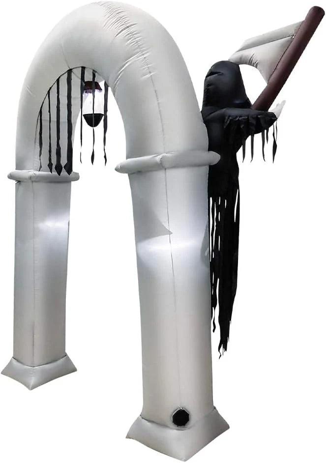 Halloween Inflatable Grim Reaper's Arch, 7.8 ft.