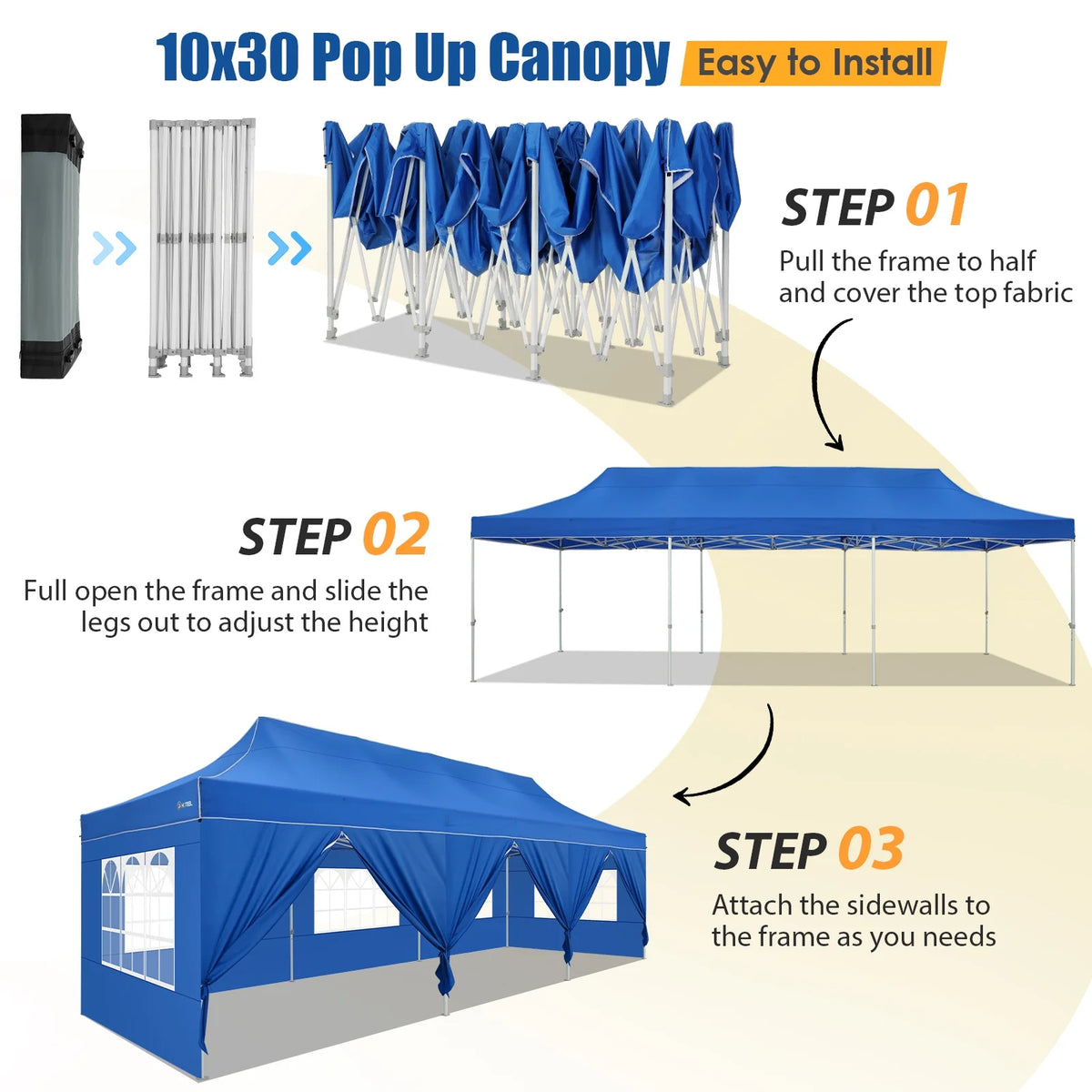Hoteel 10x15 Heavy Duty Canopy Tent with 4 Sidewalls,Pop up Canopy for Parties Wedding,Commercial Easy up Gazebo with Roller Bag,UV 50+ &,Black