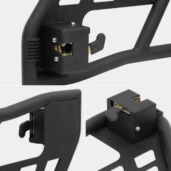 Off Road Safari Tubular Doors Compatible with 2018-2023 Wrangler JL 4 Door – Set of 4 Fat Tube Half Doors for Adventure