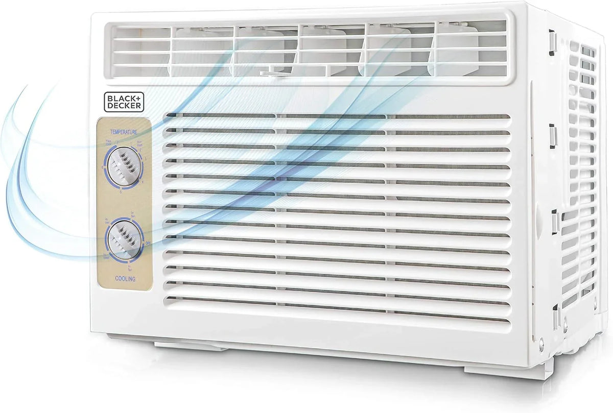 BLACK+DECKER Window Air Conditioner 12000 BTU, AC Window Unit Cools