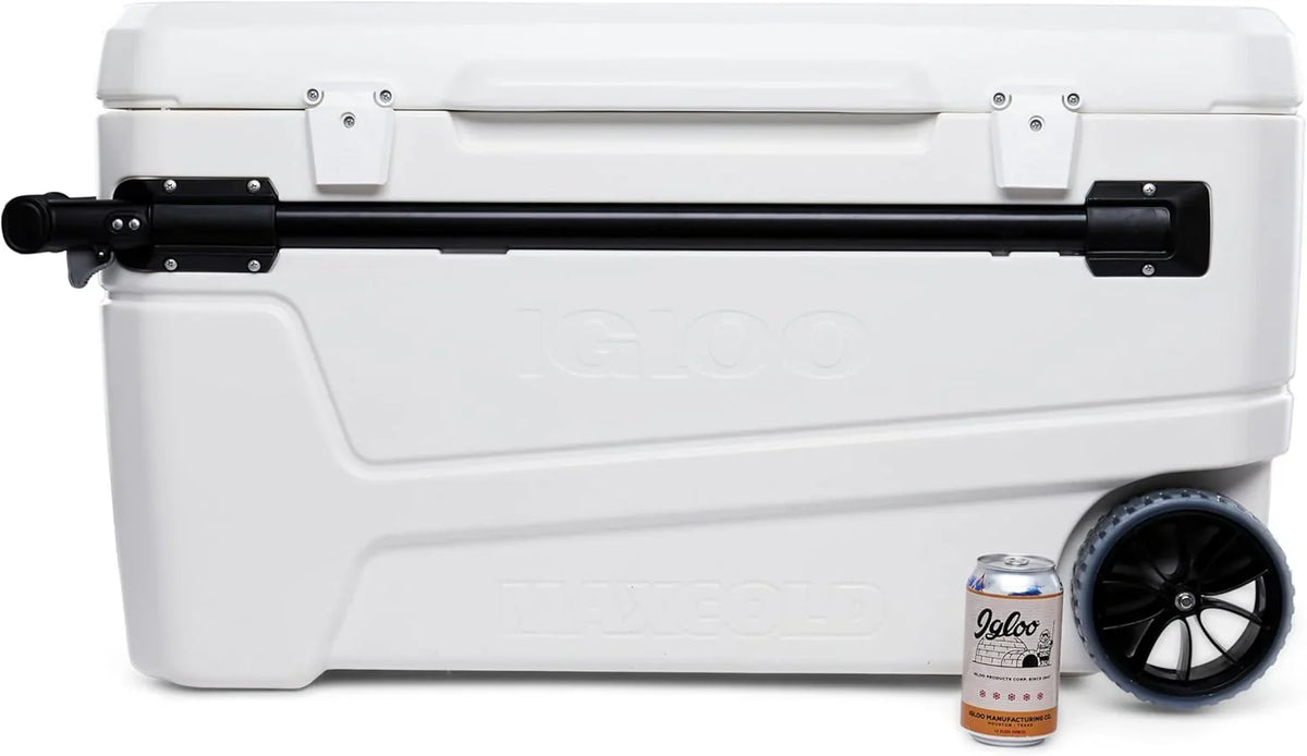 110QT Glide Cooler with Wheels and Telescoping Handle