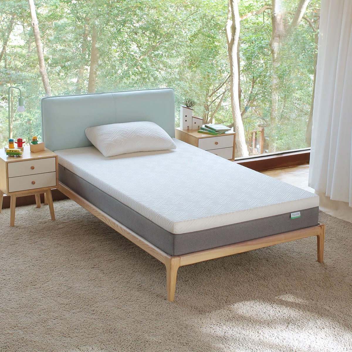 Novilla Full Mattress 10 inch Bliss Memory Foam Mattress in a Box Full Size Bed Mattress