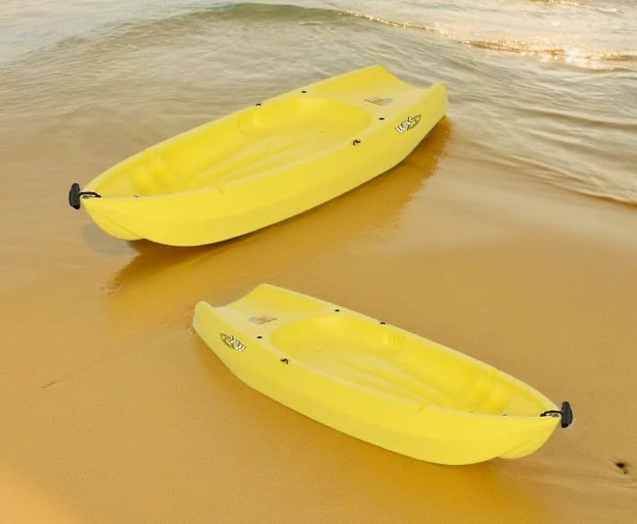 The Wave 6' Youth Kayak with Paddle. Designed for Stability and Safety, It's The Perfect Choice for Young Paddlers Ready to Conquer The Water