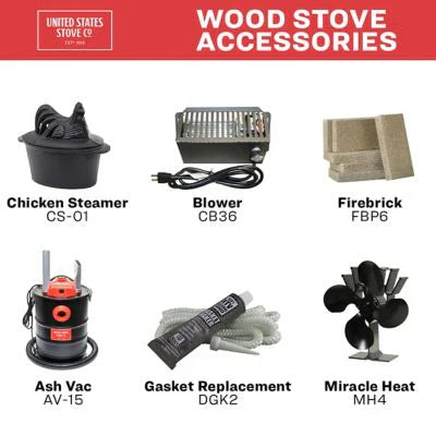Logwood 900 Sq. Ft. EPA Exempt Cast Iron Stove