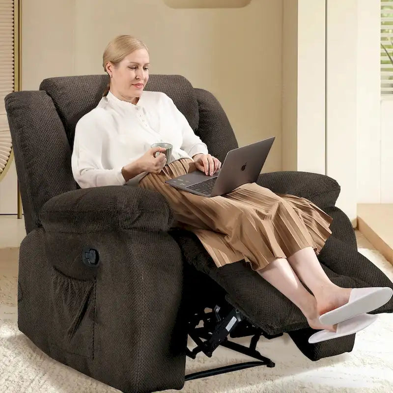 Super Comfortable Standard Size Heating and Massage Recliner Chair