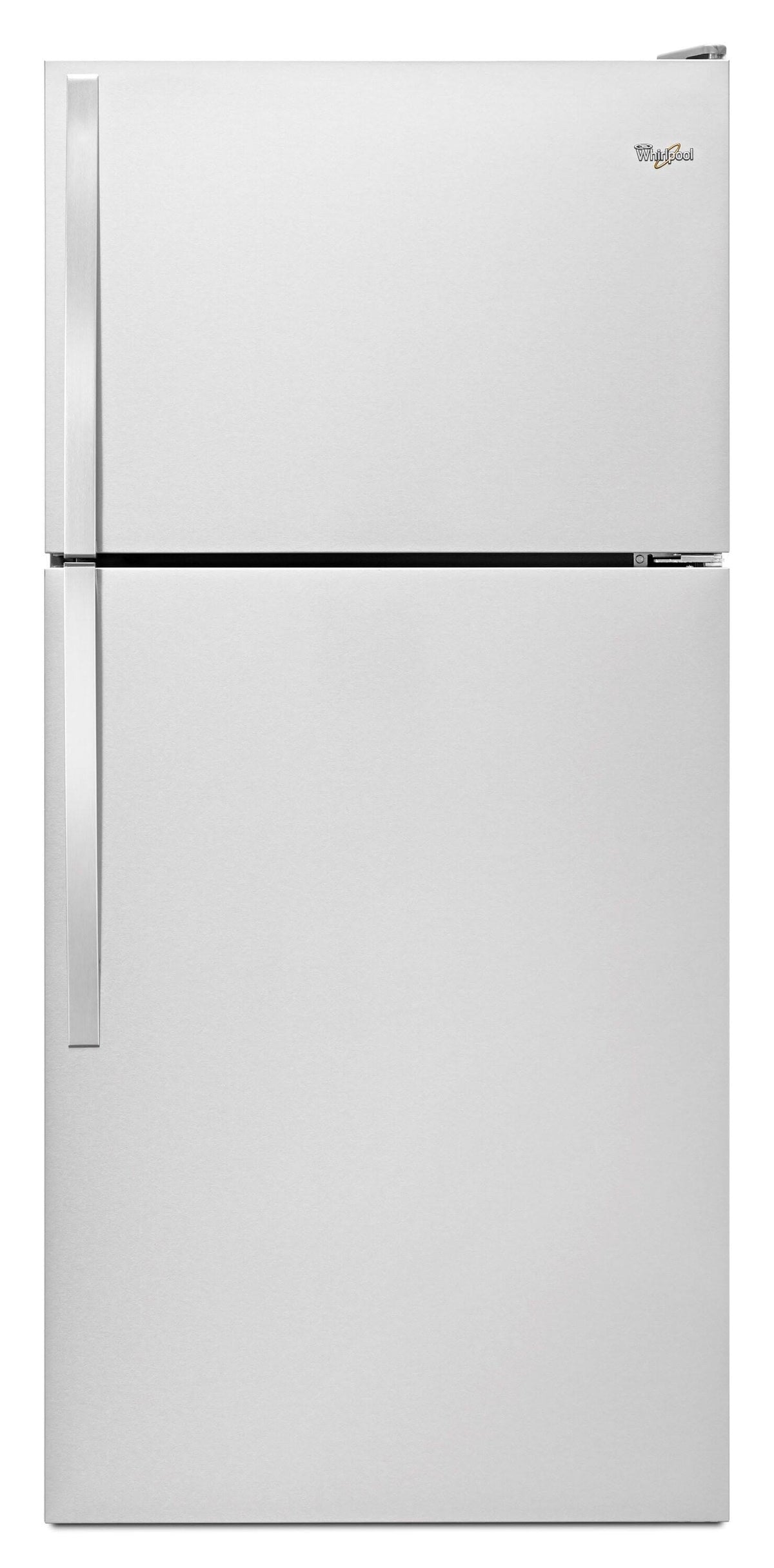 Whirlpool 30 in. 18 Cu. ft. Top Freezer Refrigerator, Monochromatic Stainless Steel