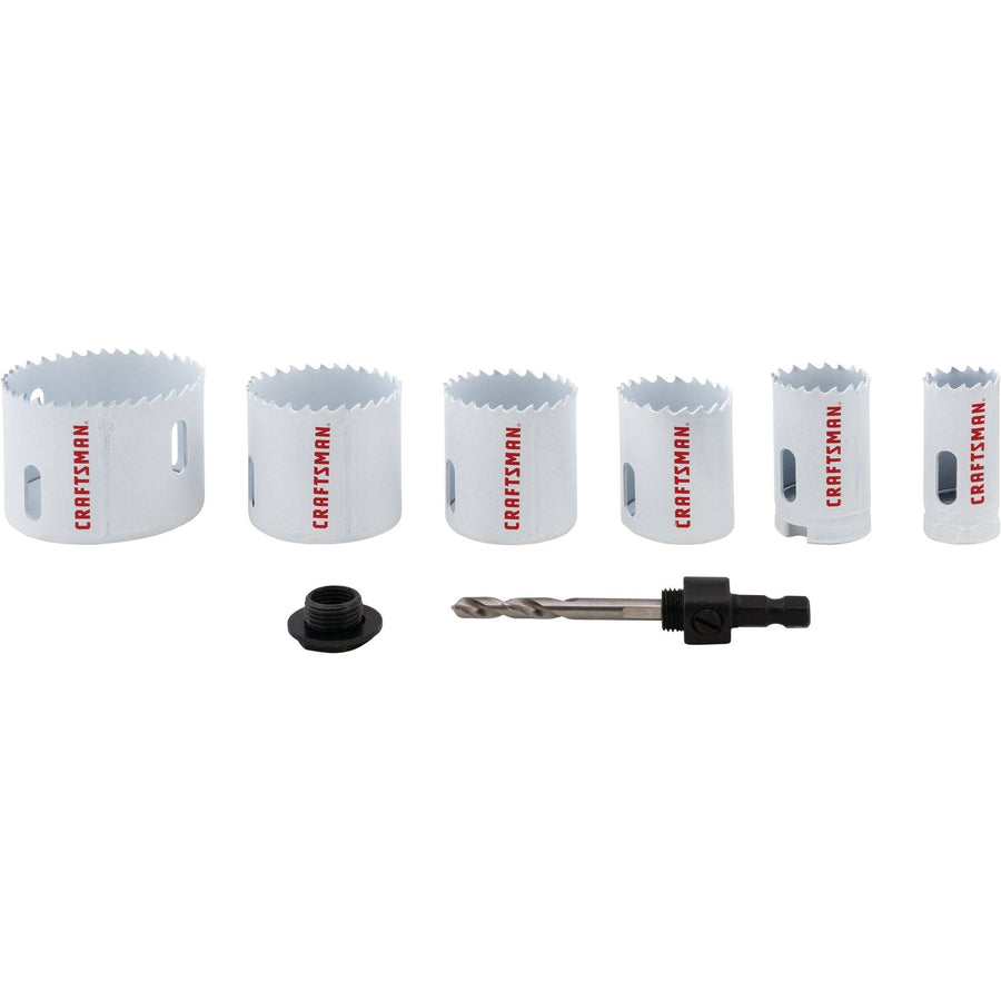 Craftsman 7 Piece Bi-Metal Hole Saw Set Cmah1set7