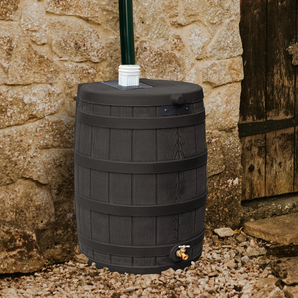 Good Ideas Rain Wizard Rain Storage Collection Rain Barrel 50-Gallon