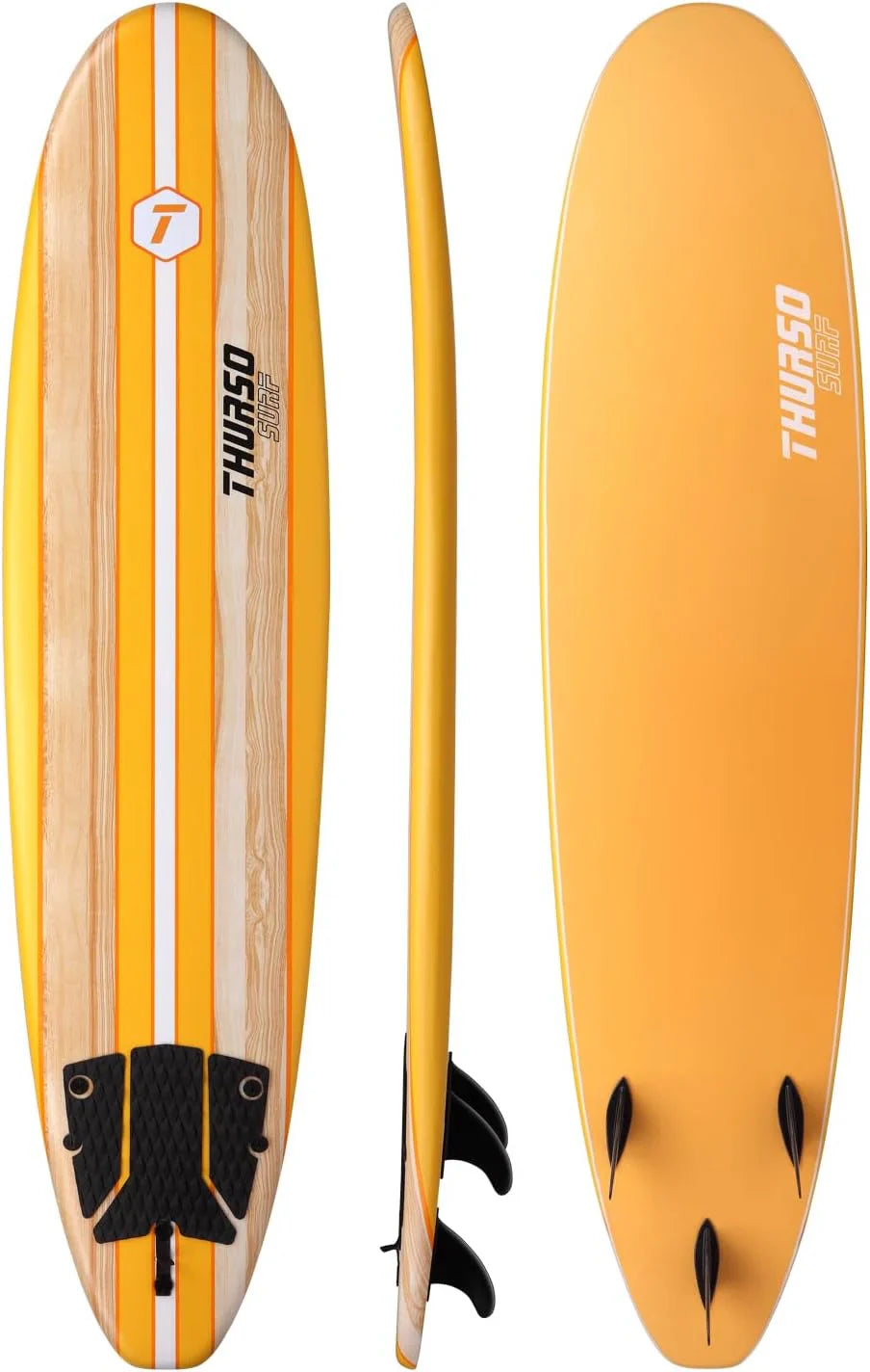 Thurso Surf 7/8 ft Soft Top Foam Beginner Surfboard for Adults and Kids Perfect Longboard for Surfing Beach Fun and Water Sports Lightweight and Durable Modern Design for All Levels of Surfers