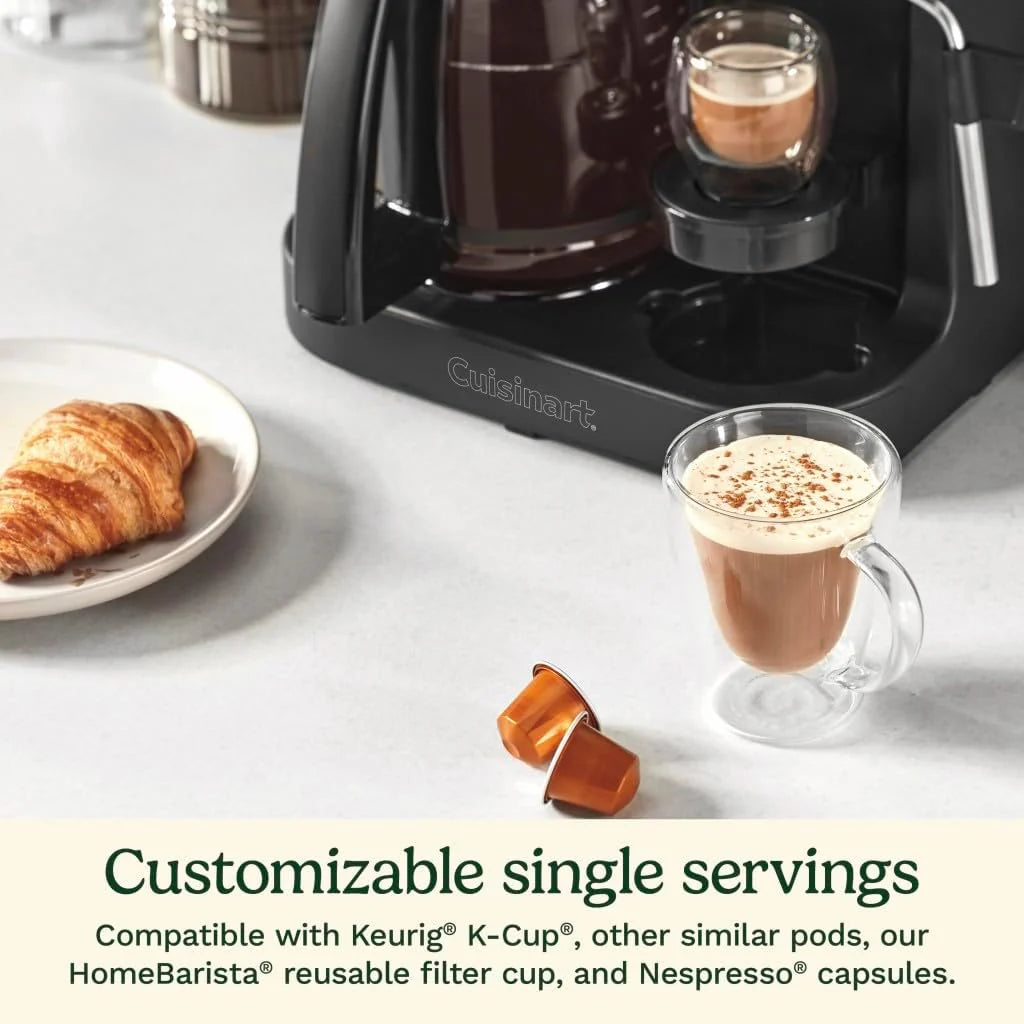 Coffeemaker 4-In-1 Coffee Center Barista Machine