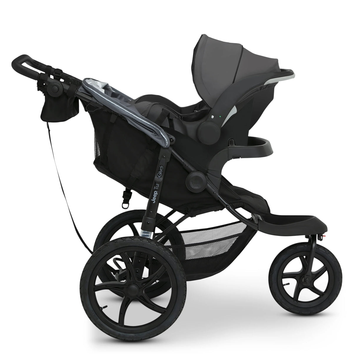 Jeep TurboGlyde Jogging Stroller by Delta Children, Black