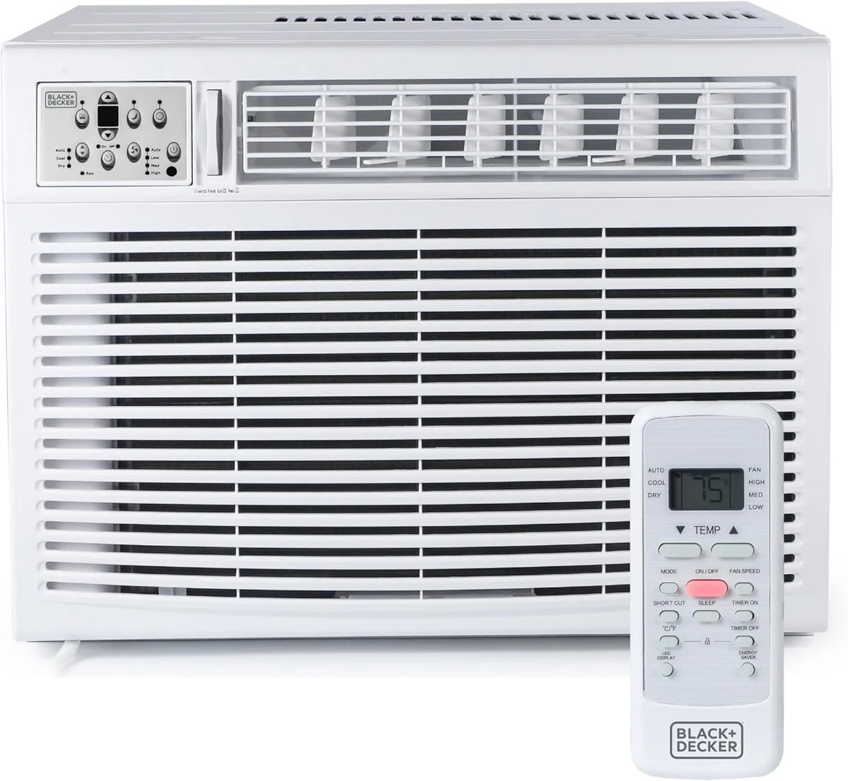 BLACK+DECKER Window Air Conditioner 12000 BTU, AC Window Unit Cools