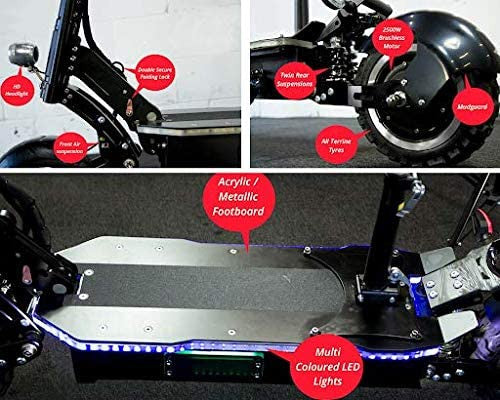 2025 MAXX 60MPH Ultra High Speed Electric Scooter for Adults Foldable, 5000W Power Dual Motor| 60V /38.5Ah Battery | 83 Miles Range | Grade 30°