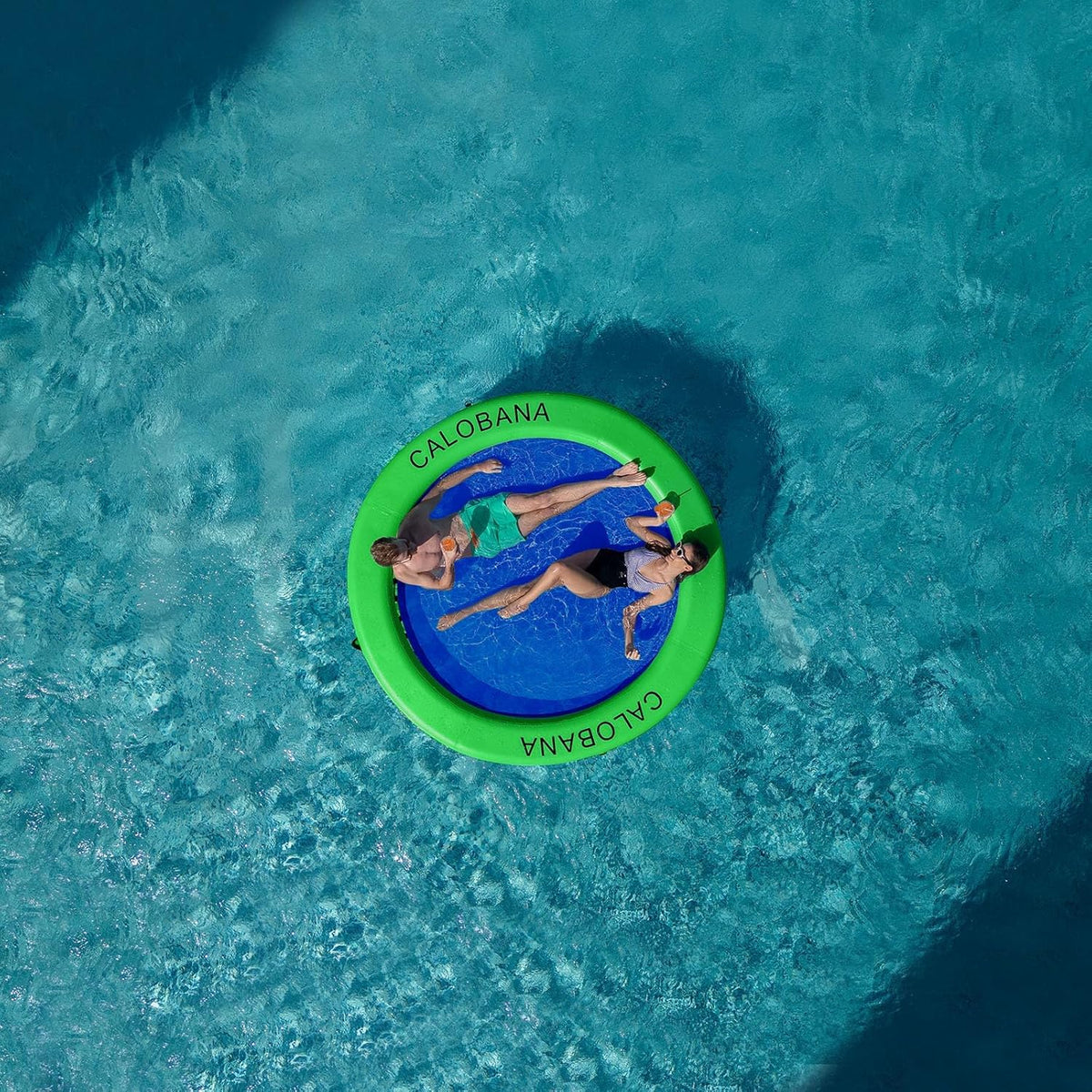 Round Floating Ring Hammock - Heavy Duty Inflatable Raft